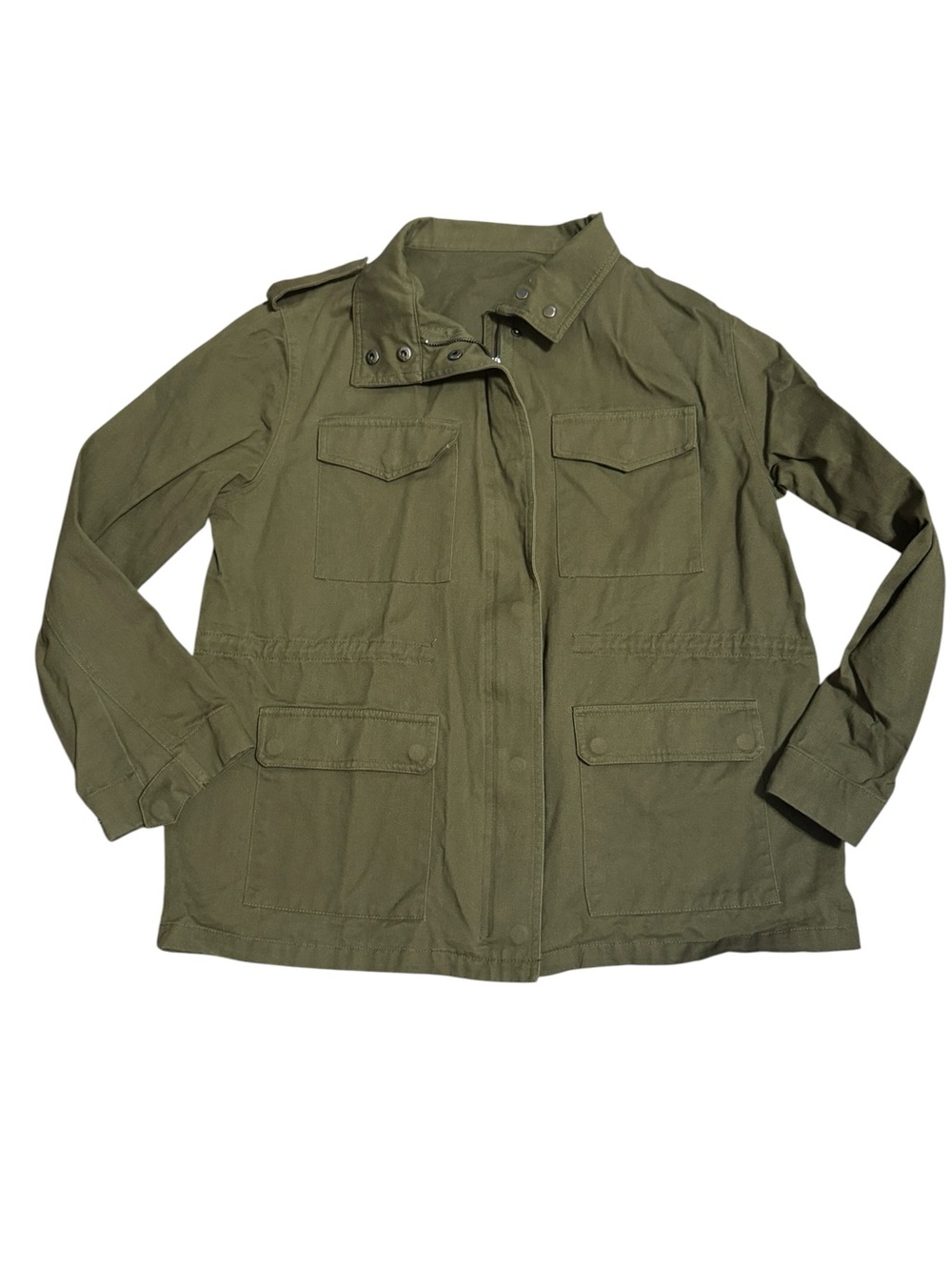 Women’s utility jacket army green size XL